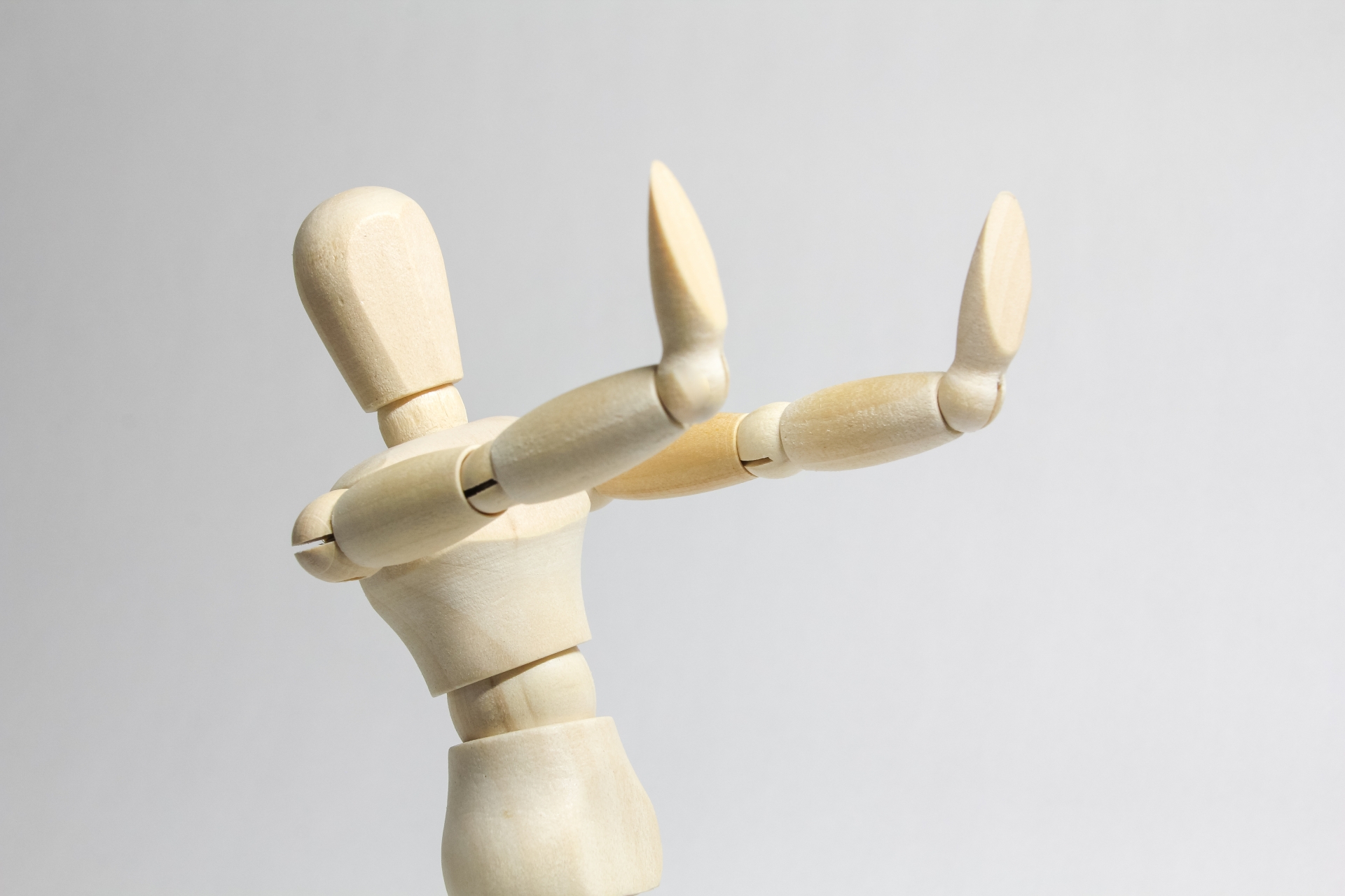 拒否している図