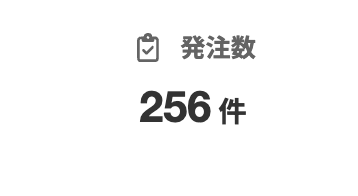 256けんの発注実績